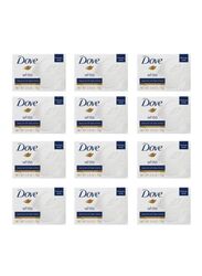 Dove White Beauty Bar with Moisture, 12 x 75gm