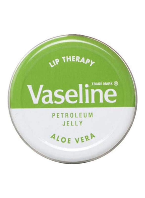 Vaseline Lip Therapy Aloe Vera Petroleum Jelly, 20gm