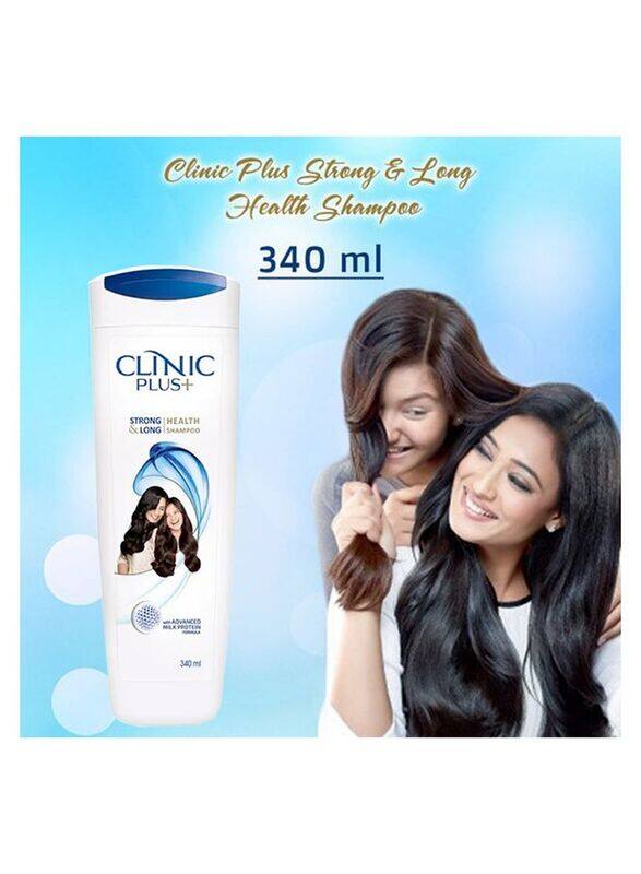 

Clinic Plus Strong And Long Health Shampoo for All Hair Type, 340ml