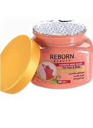 Reborn Saffron Face and Body Mud Mask, 500ml