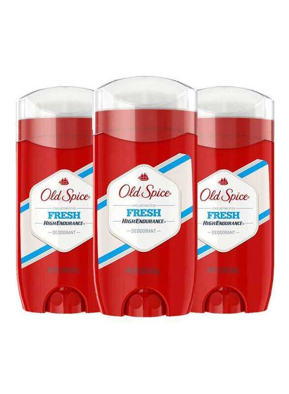 

Old Spice Multicolour Fresh High Endurance Deodorant Long Lasting Stick, 3 Pieces