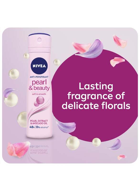 Nivea Pearl and Beauty Antiperspirant for Women, 150ml