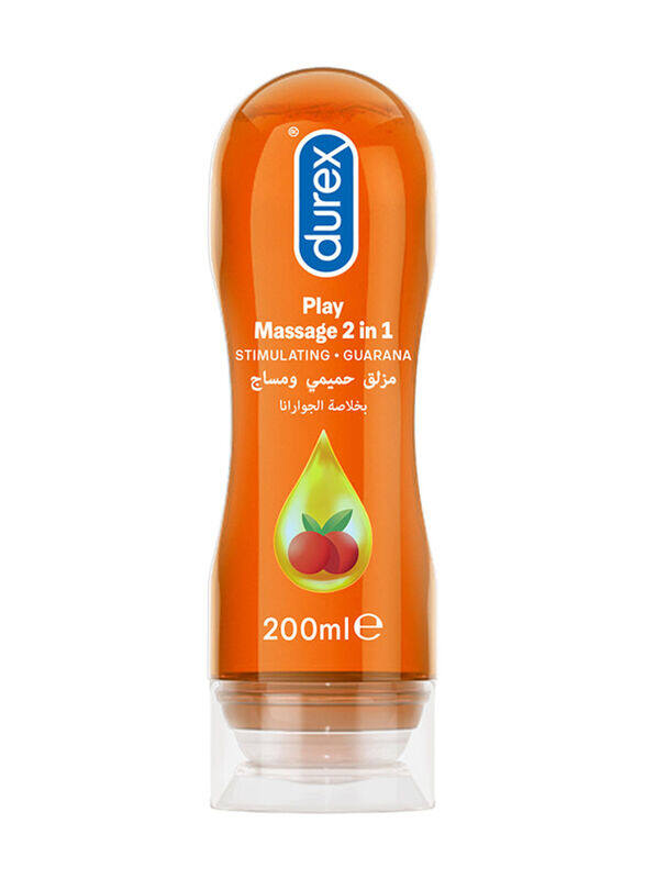 

Durex Play Stimultrating Massage 2 In 1 Lube Arousing Guarana Gel, 200ml