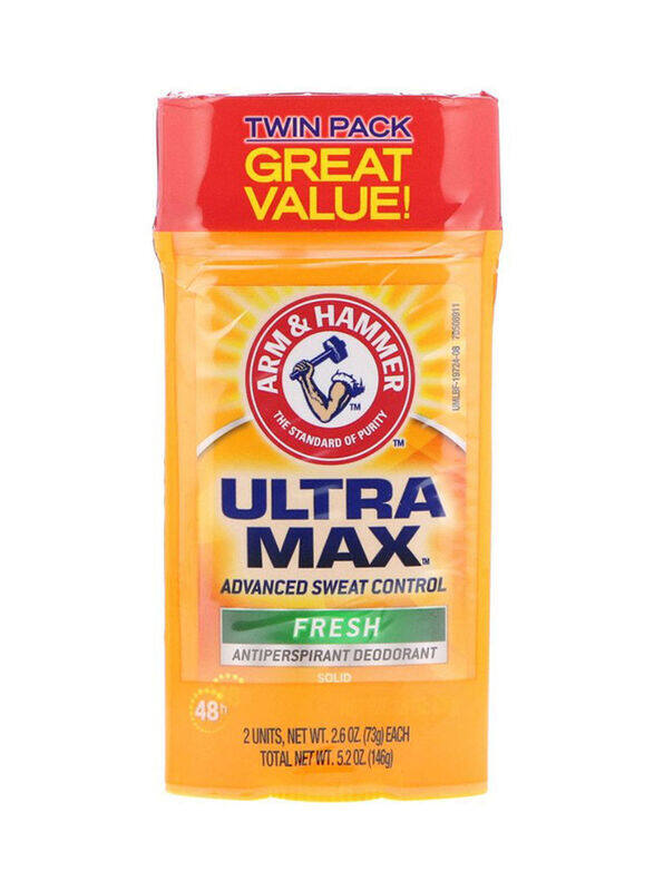 

Arm & Hammer Ultra Max Fresh Scent Solid Antiperspirant Deodorant, 6 Pieces