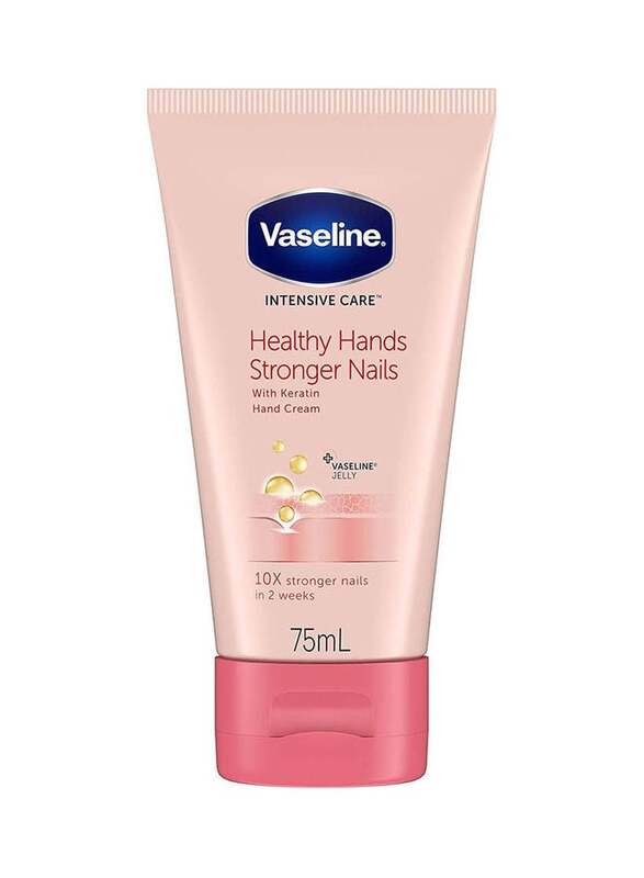 Vaseline Intensive Care Healthy Hands Stronger Nails with Keratin Hand Cream, 75ml