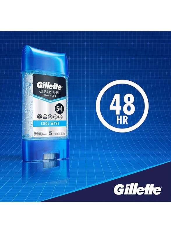 Gillette Cool Wave Clear Antiperspirant Gel, 70ml