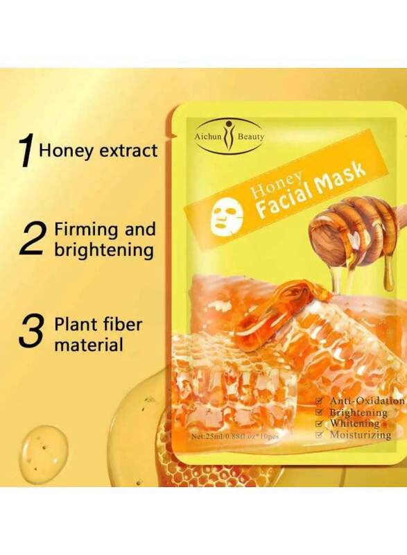 Aichun Beauty Honey Facial Mask, 10 x 25ml