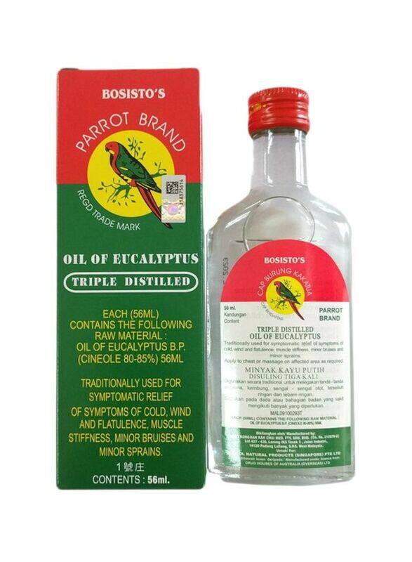 

Bosisto's Parrot Brand Triple Distilled Eucalyptus Oil for Pain, 3 x 56ml