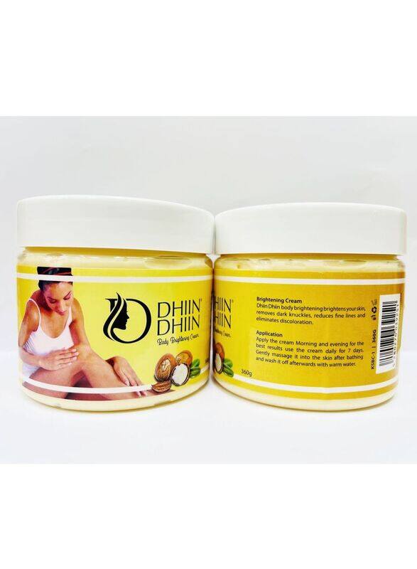 

Dhiin Dhiin Brightening Body Cream With Cocoa Butter, 360gm