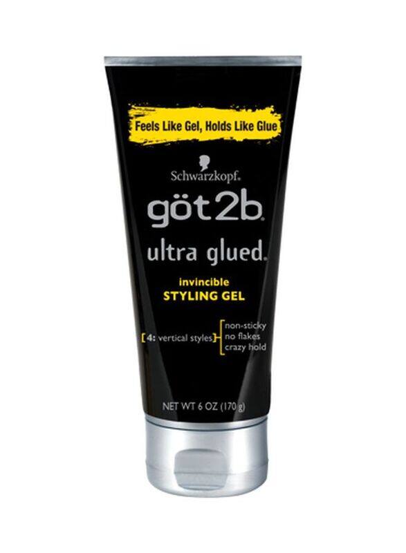 

Got2b Ultra Glued Invincible Styling Gel for All Hair Types, 6oz