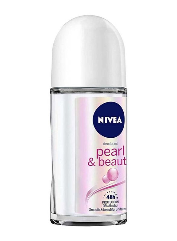 Nivea Pearl & Beauty Deodorant Roll-On, 3 x 225gm