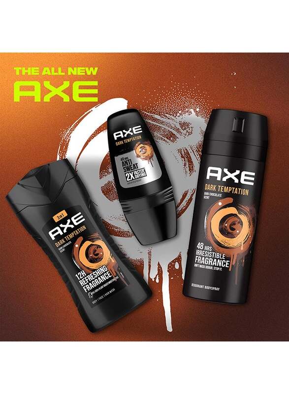 Axe Dark Temptation Dark Chocolate Deodorant Body Spray, 150ml