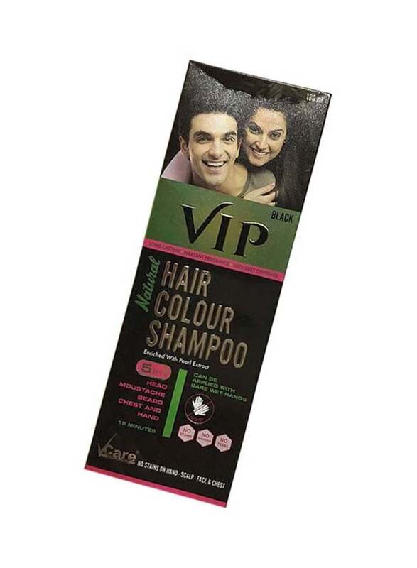 Vip Hair Color Shampoo, 180ml, Multicolour