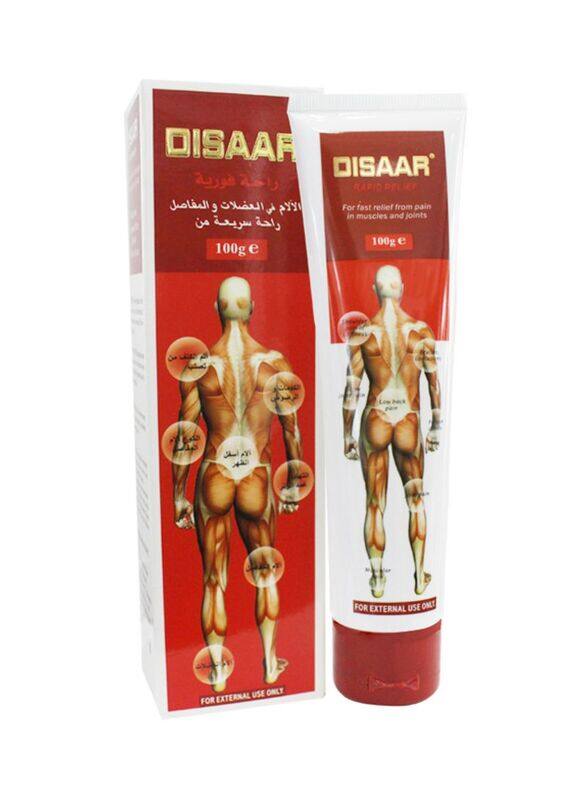

Disaar Rapid Relief Red Cream for Joint & Muscle Pain, 100g