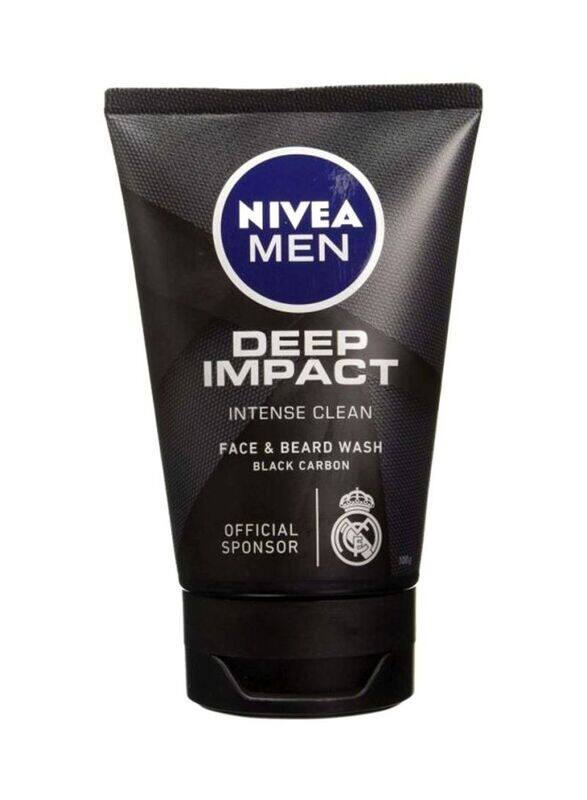 

Nivea Deep Impact Intense Clean Face and Beard Wash, 100g