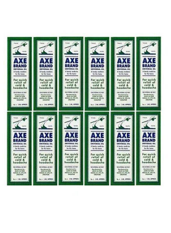

Axe Universal Oil for Cold & Headaches, 12 x 3ml