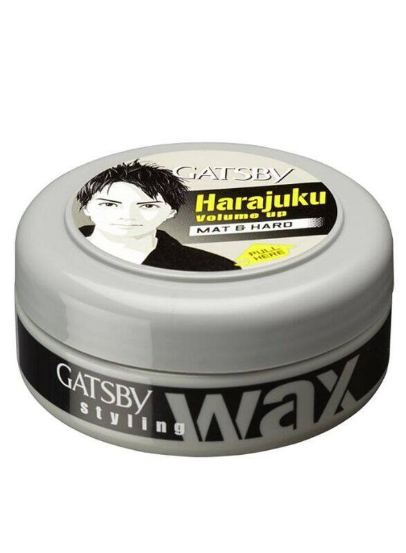 

Gatsby Harajuku Volume Up Mat and Hard Styling Wax for All Hair Types, 75g