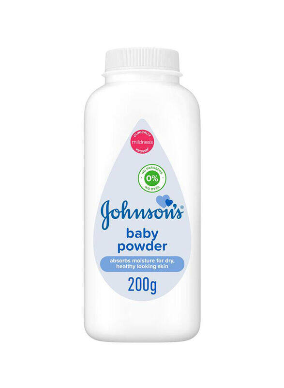 

Johnson's 200gm Baby Powder Absorbs Moisture for Dry & Healthy Looking Skin