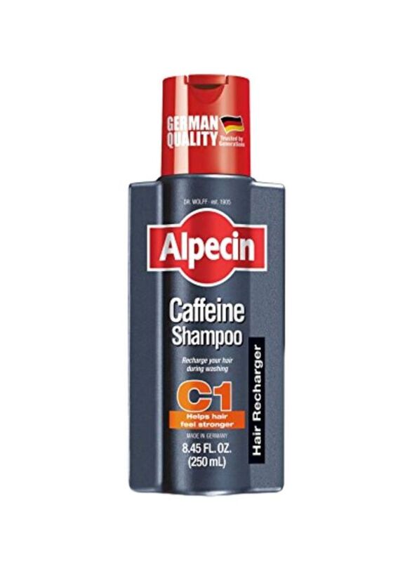 Alpecin Caffeine Hair Recharger Shampoo for Anti Hairfall, 250ml