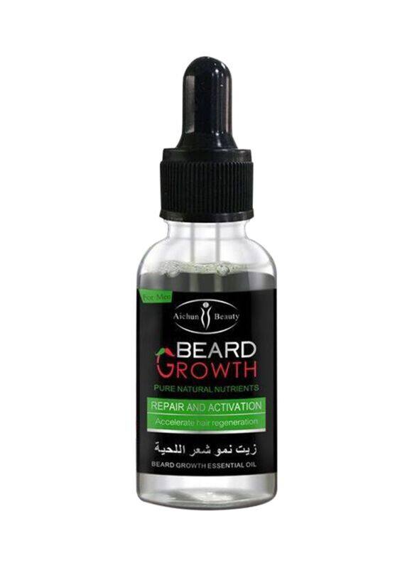 

Aichun beauty Beard Growth Natural Oil, Clear, 30 ml