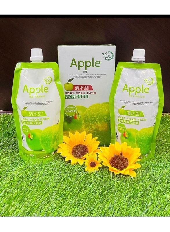 Apple Blossom Naturals Ammonia Free Hair Colour Shampoo, 1000ml, Black