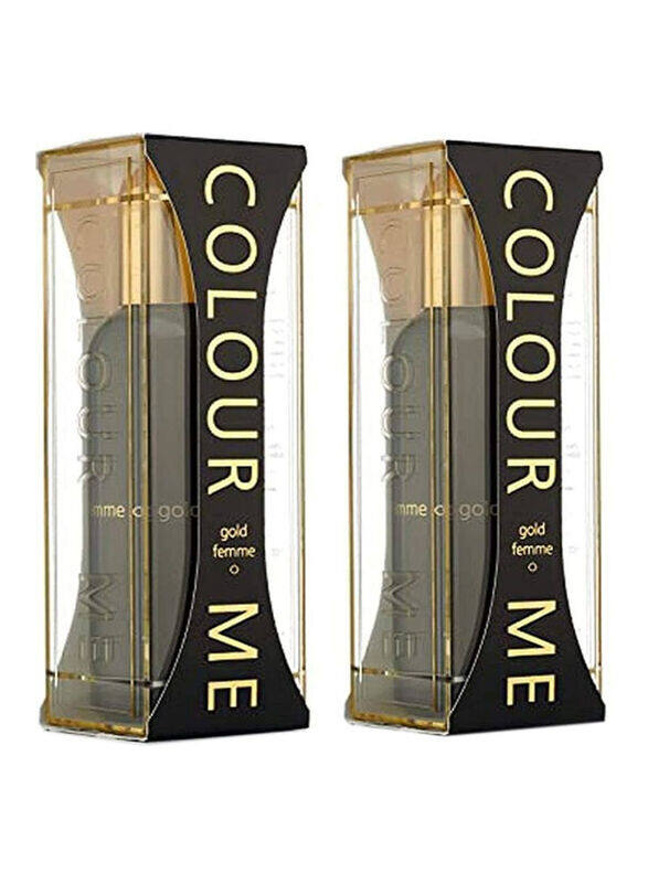 

Milton Lloyd Colour Me Gold Femme 2 x 100ml EDT Perfume for Women