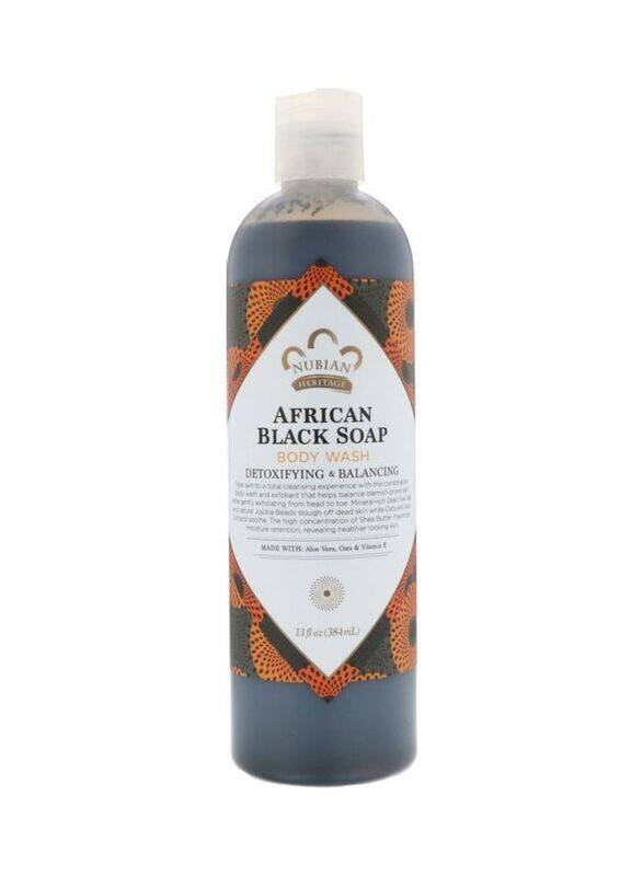 

Nubian Heritage Body Wash African Black Soap, 384ml