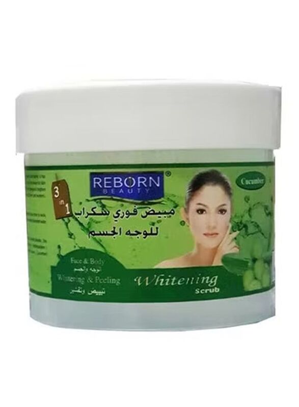 Reborn 3-In-1 Cucumber Flavour Whitening And Peeling Scrub, 500ml