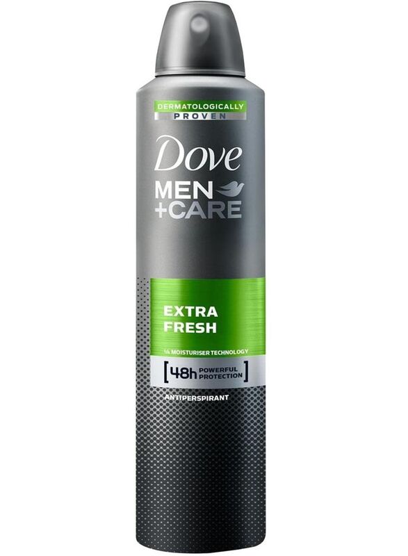 Dove Extra Fresh Plus Care Deodorant Spray, 6 x 250ml