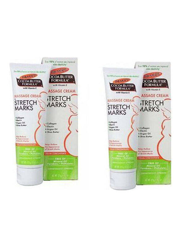 

Palmer's Massage Cream for Stretch Marks with Cocoa Butter, 125gm, 2 Pieces