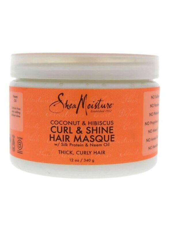 

Shea Moisture Coconut & Hibiscus Hair Masque for Curly Hair, 340gm