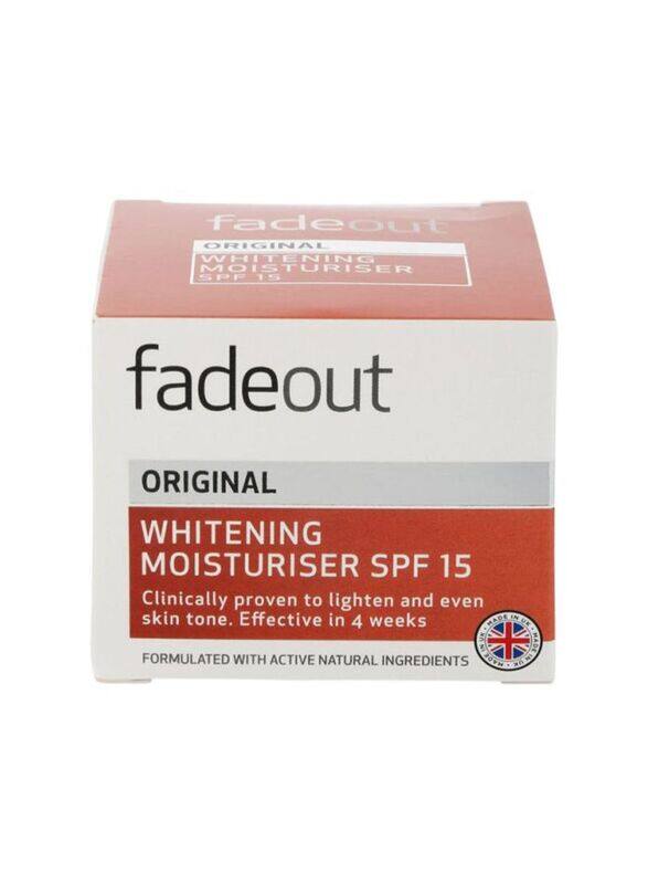 

Fadeout Original Whitening Moisturiser Spf15, 50ml