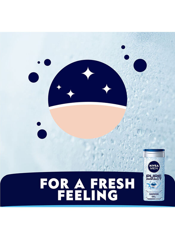 Nivea Pure Impact Shower Gel, 250ml