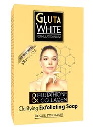 Gluta White Glutathione & Collagen Clarifying & Exfoliating Soap, 190gm