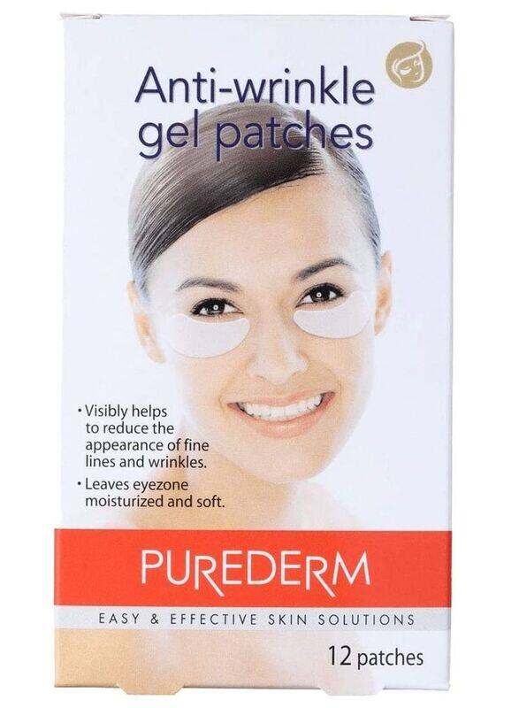 

Purederm Anti Wrinkle Gel Eye Patch Set, 12 Patches