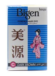 Bigen Powder Hair Dye, 41053, 6g, Dark Brown