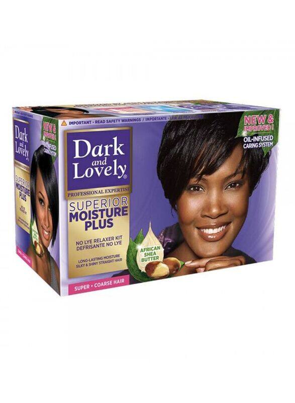 

Dark & Lovely Superior Moisture Plus No Lye Relaxer Kit for All Hair Type, Set