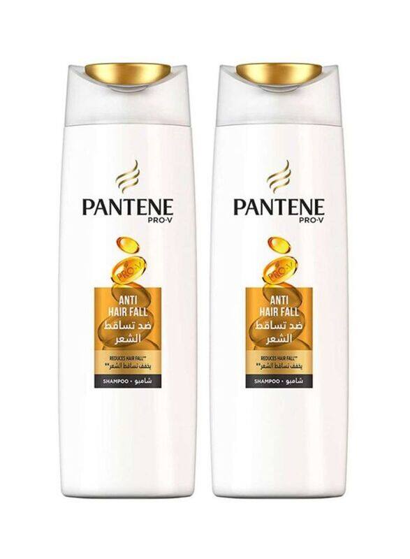 

Pantene Pro-V Anti Hair Fall Shampoo for All Hair Types, 2 Pieces