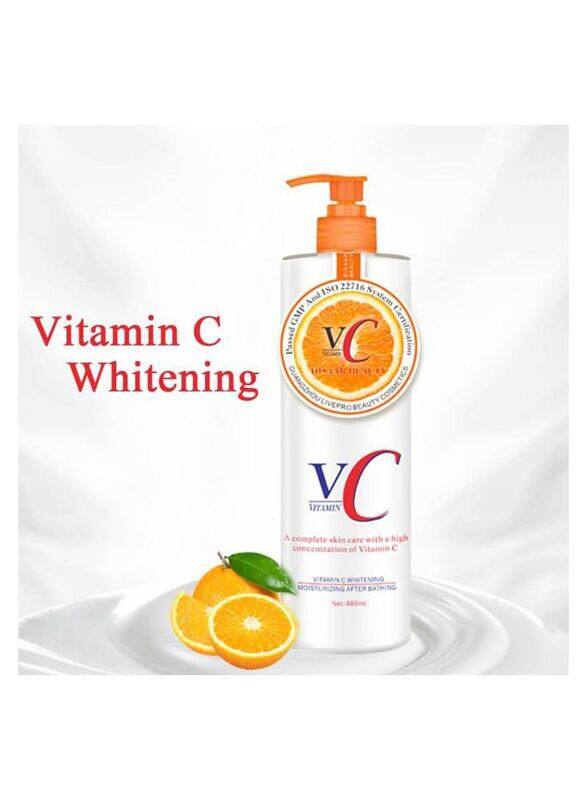 

Disaar Beauty Vitamin C Whitening Moisturizing After Bathing Body Lotion, 480ml