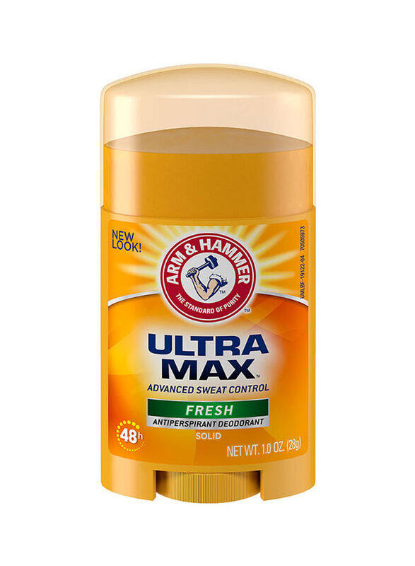 

Arm & Hammer Ultra Max Fresh Antiperspirant Deodorant, 28gm