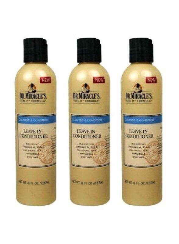 

Dr. Miracle'S Leave In Conditioner for All Hair Type, 8oz, 3 Piece