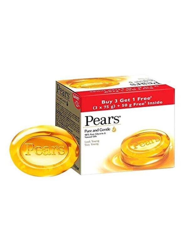 

Pears Pure and Gentle Soap Bar, 4 Pieces