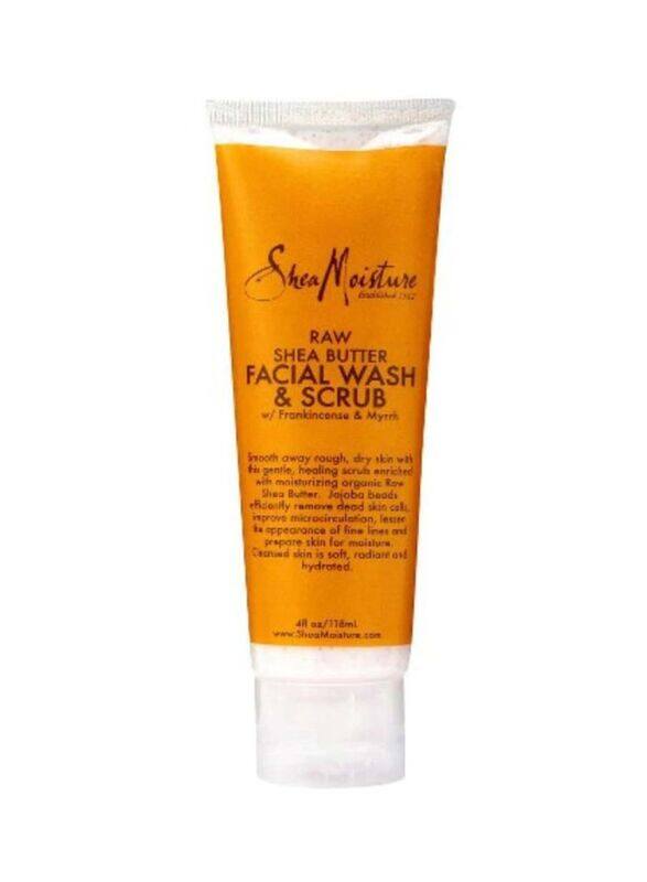 

Sheamoisture Raw Butter Facial Wash and Scrub, 4oz