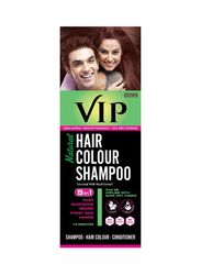 Vip 5-In-1 Shampoo Hair Colour, 180ml, Brown