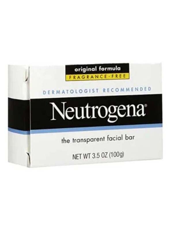 Neutrogena Original Face Soap Bar with Glycerin Orange, 100gm