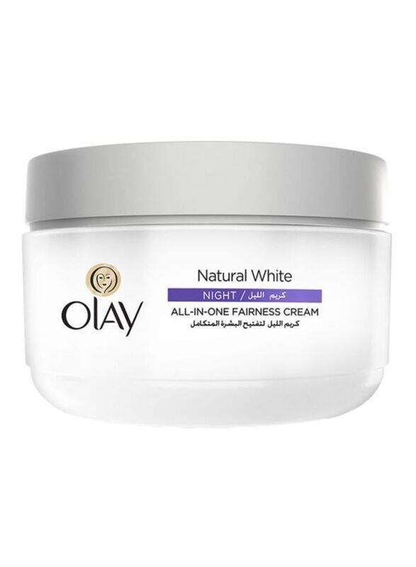 

Olay Natural White All-In-One Fairness Night Cream, 50g