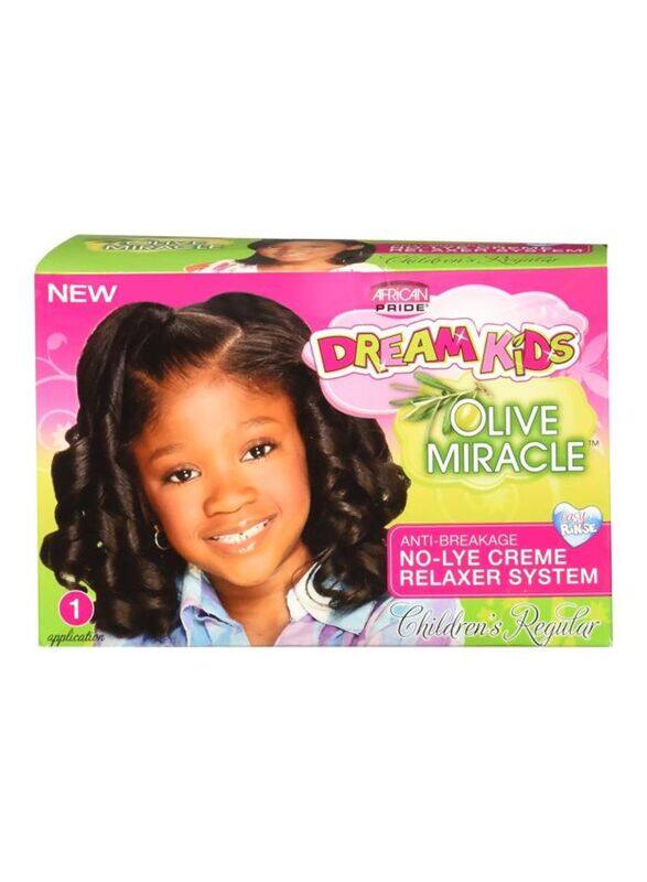 

African Pride Dream Kids Olive Miracle Relaxer Kit for All Hair Types