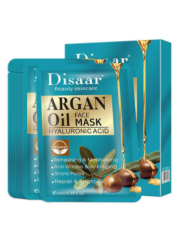 

Disaar Argan Oil Face Mask, 10 x 25ml