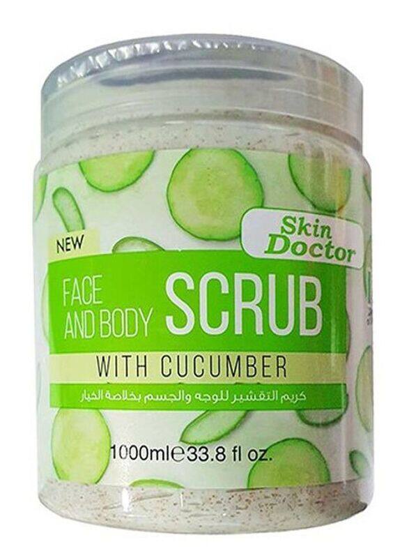

Skin Doctor Face & Body Scrub with Cucumber, 1000ml