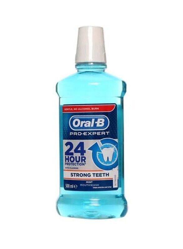 

Oral B Pro-Expert Strong Teeth Mint Mouthwash, 500ml